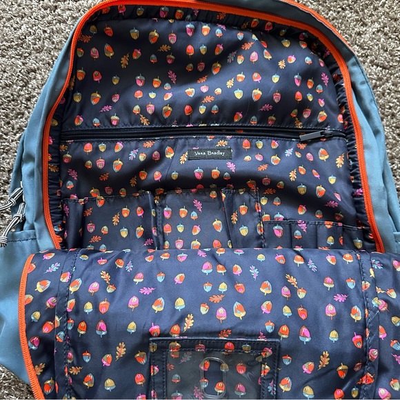 Vera Bradley Lighten Up Grand Backpack in Mineral Blue - Picture 5 of 8